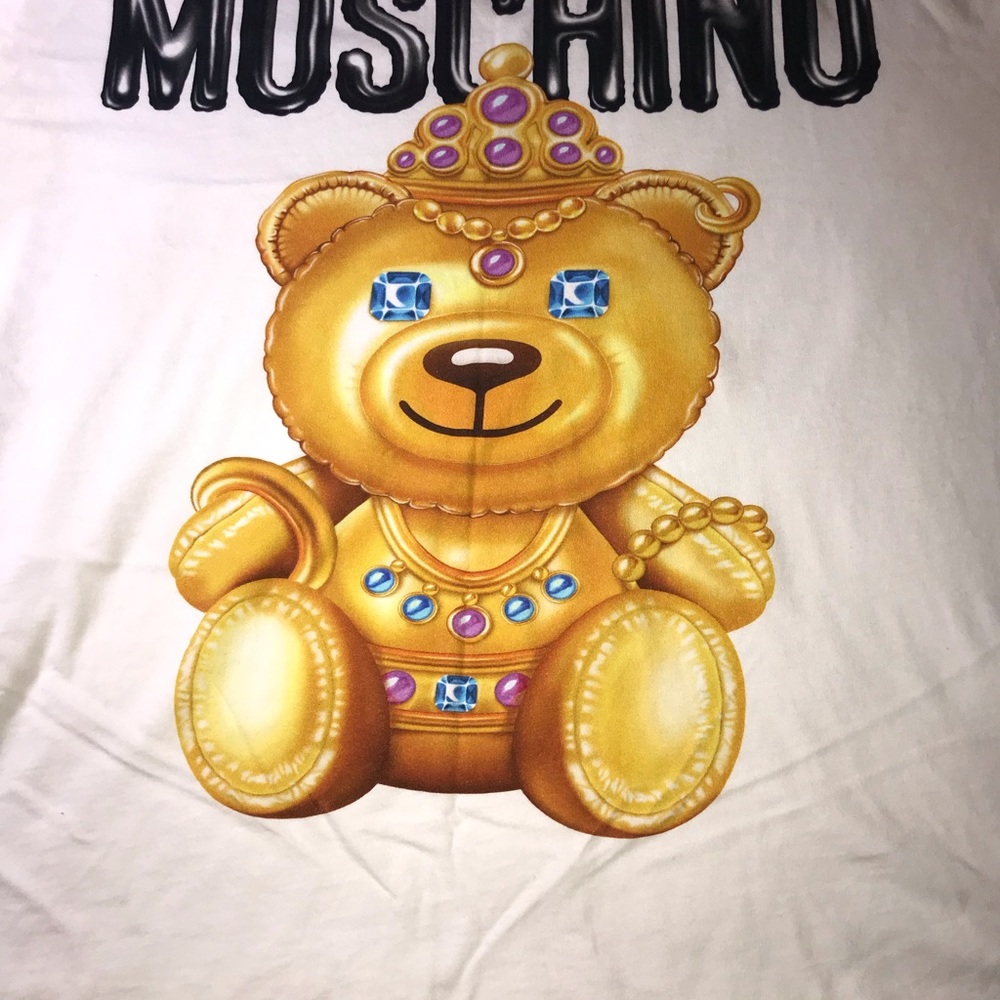 Unisex Moschino Jeweled Bear Tee shirt